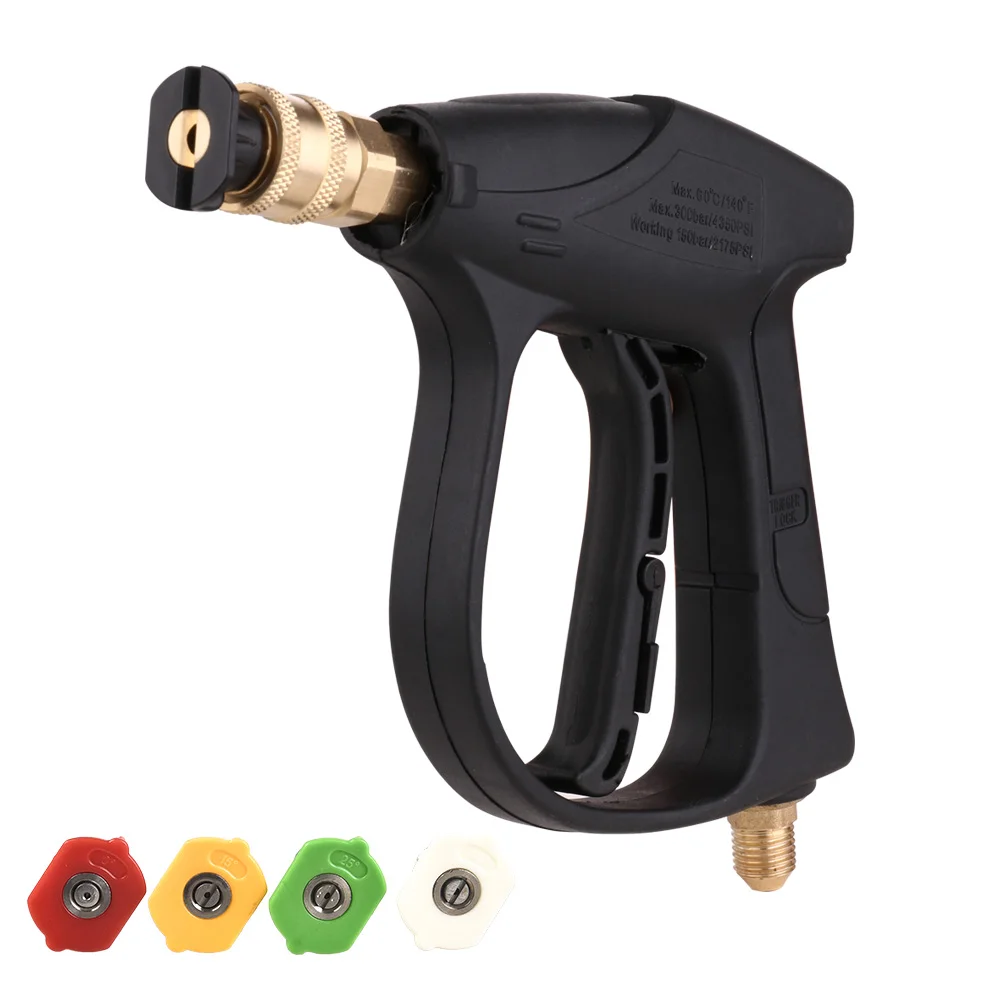 3000 PSI Car Washer Gun High Pressure Washer Gun With 5 Nozzles for Car Pressure Power Washers