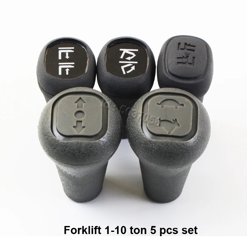 

Forklift valve control knob 5pcs set handle ball control rod ball operating rod joystick handle ball Heli 1-10 ton