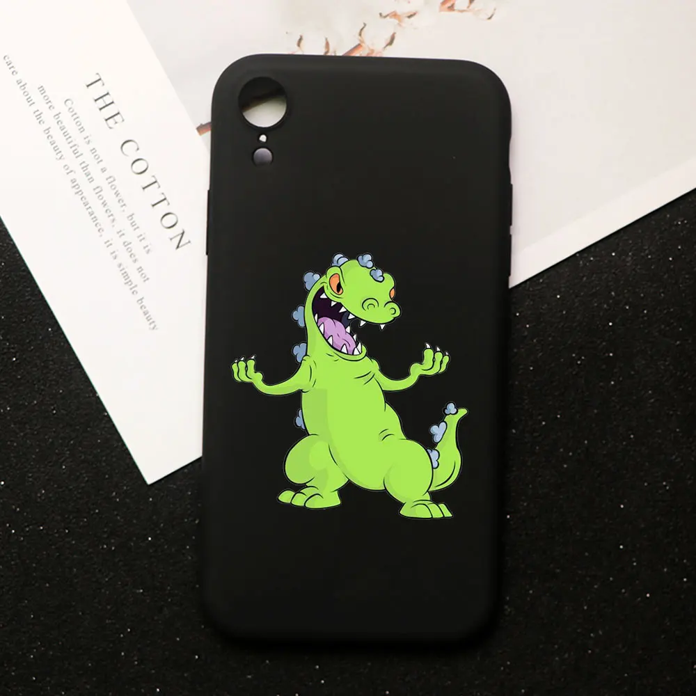 Милый чехол для телефона с героями мультфильмов rugrats reptar для iPhone XR 11 pro MAX чехол XS MAX 5 5S 6 6 S 7 8 Plus Мягкий Силиконовый ТПУ - Цвет: TPU A1644-B