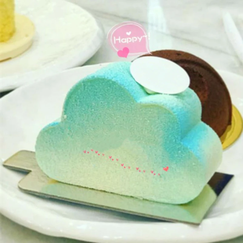 Облако форма силиконовая форма для выпечки муссовый торт форма Облако Мыло плесень льда производитель кубиков силиконовые формы для мыла форма для желе