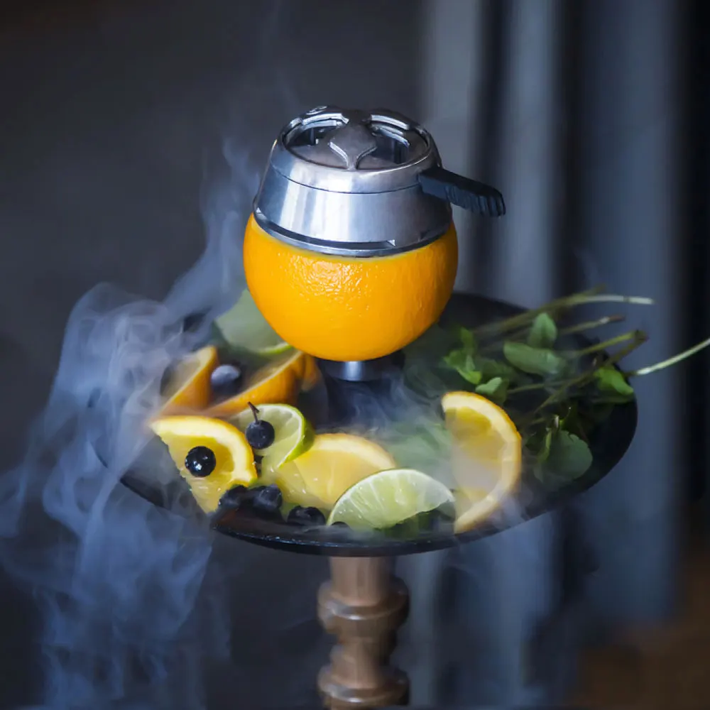 Hookah Charcoal Holder Metal Carbon Isolated Box Kaloud Colas Burner