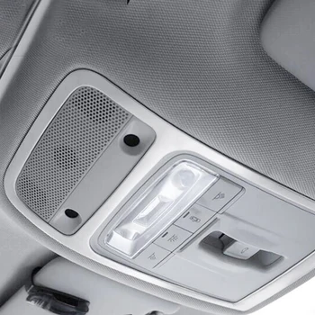 

ABS Matte For Audi Q3 2013 2014 2015 2016 front reading Lamp Light Frame panel Cover Trim Car Styling accessories 1pcs
