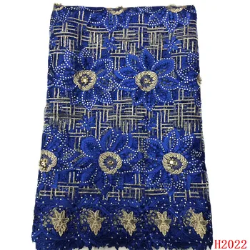 

Cord Lace Fabric 2019 High Quality Royal Blue Lace African Guipure Cord Lace Embroidery Nigerian Wedding Lace Fabric HJ2022-1