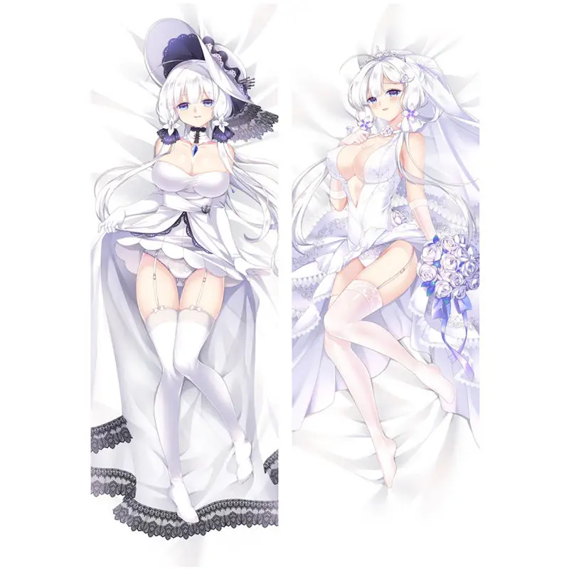 Аниме игры Azur Lane наволочки Azur Lane Dakimakura Чехол сексуальные девушки 3D двухсторонняя постельные принадлежности обниматься тела Чехол AL01A - Цвет: 2WAY