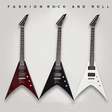 Top Quality V Electric Guitar Rosewood Fretboard with Tremolo Electric Guitar Basswood Body Musical Instruments Top Quality V Electric Guitar Rosewood Fretboard with Tremolo Electric Guitar Basswood Body Musical Instruments