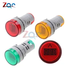 22MM AD16 type AC60-500V Mini Voltage Meter LED Digital Display AC Voltmeter Indicator Light/Pilot Lamp Red Green Yellow