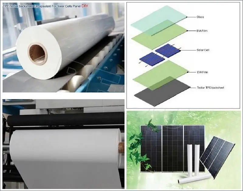 encapsular painel da célula solar cor branca 10 metros lote