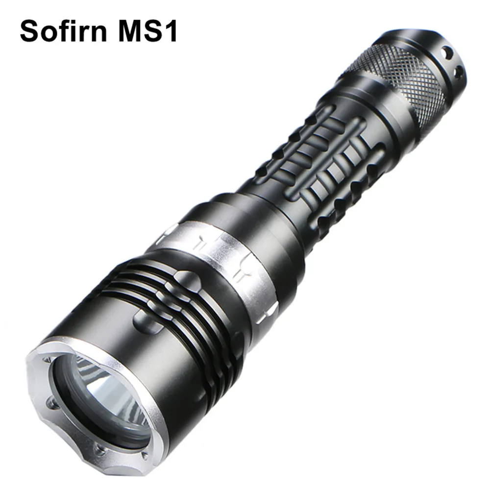 Sofirn MS1 комплект Мощный светодиодный фонарь 18650 фонарь Cree светодиодный фонарь с магнитным переключателем фонарик для подводного плавания 4 режима Подводный фонарь