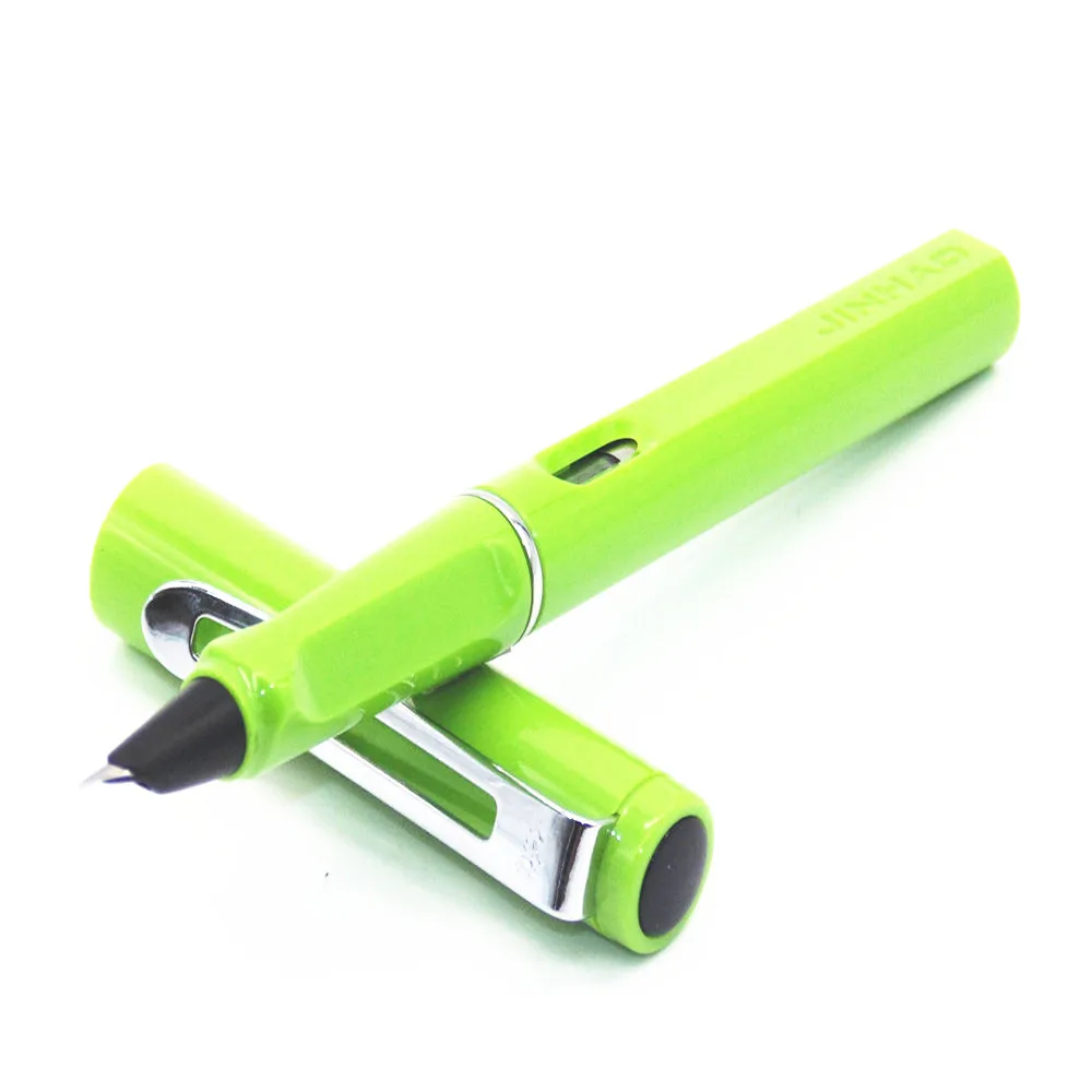 Jinhao 599 модная цветная Студенческая офисная каллиграфия тонкий перьевая ручка новая пенальти