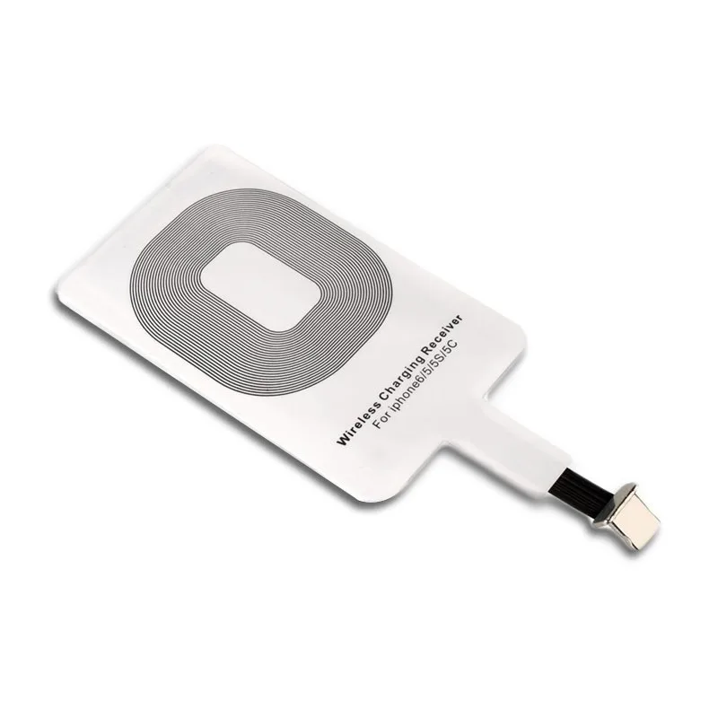 Универсальное беспроводное зарядное устройство Qi приемник адаптер для iPhone/Type C
