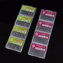 Высококачественная брендовая одежда рыболовные крючки № 1-№ 15 пресной воды рыболовные Крючки Карп рыболовные снасти аксессуары поток море крючки