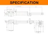 Linear Actuator 24V DC Motor Heavy Duty 6000N 600KG 1320LBS 5mm/s Stroke 50-1200mm Electric Load Motor IP54 Al Alloy CE RoHS ISO ► Photo 2/2