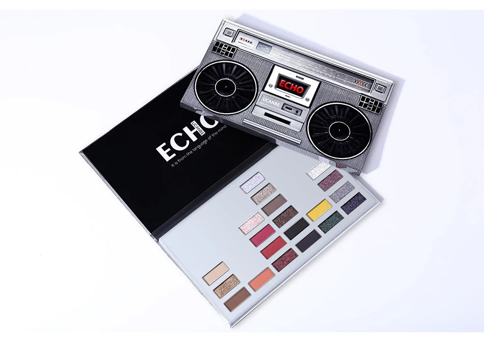 UCANBE бренд Echo Boombox тени для век палитра макияж 20 цветов мерцающие матовые длинные тени для век пигментированные водостойкие косметические