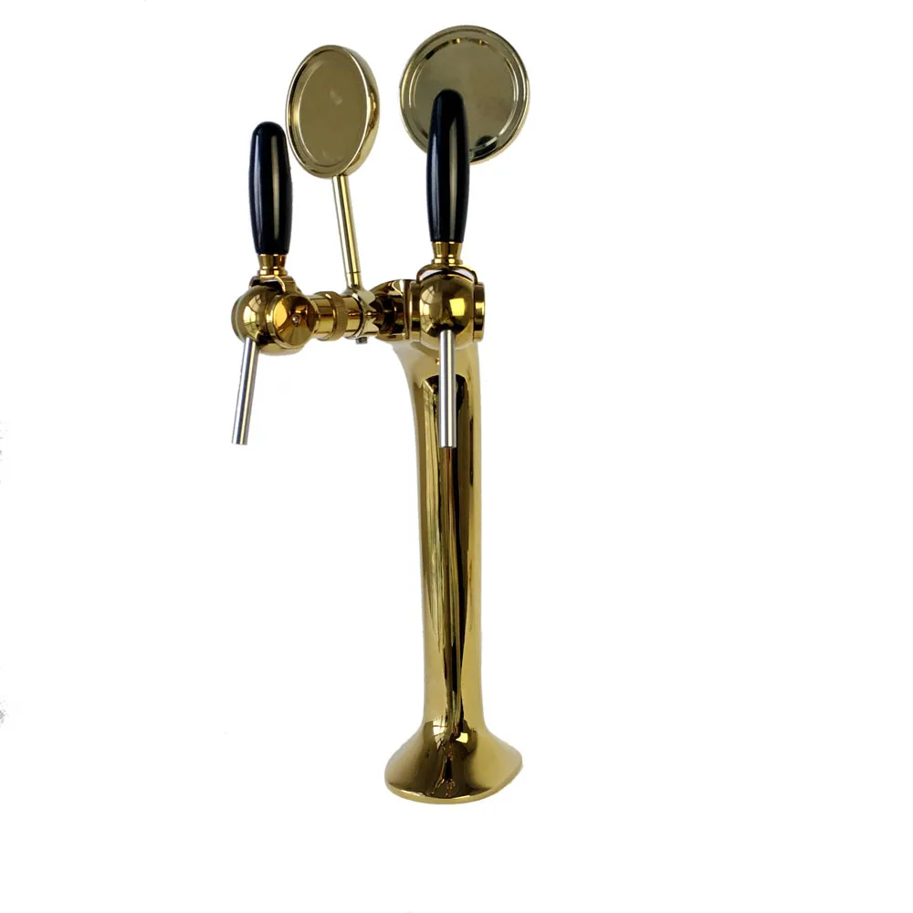 Kegerator Beer Tower Unit / 2 Beer Faucet /Double Tap Beer Tower Unit