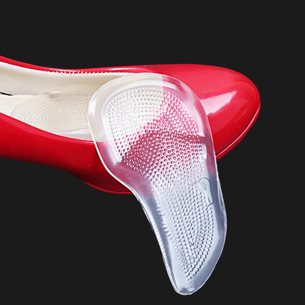 

1Pair Gel 3/4 Arch Support Orthotics Cushion Pad Flat Foot Orthopedic Insoles for Shoes Woman Men