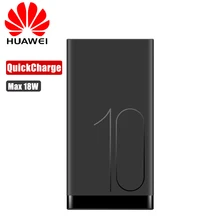 Huawei QuickCharge power Bank 10000 мАч макс 18 Вт Двусторонняя Быстрая зарядка портативный внешний аккумулятор для mate 9 10 20 X Pro P10 P20