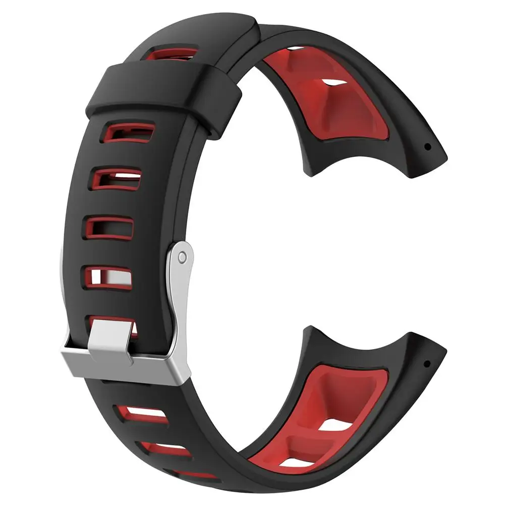 Универсальный двойной цвет спортивный Мягкий Силиконовый Браслет замена для Suunto QUEST/M1/M2/M4/M5/M серии смарт часы ремешок