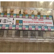 Нержавеющая сталь с плоской головкой часы часть Кнопка трения Толкатель для хронографа часы