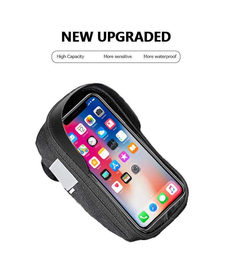 Excellent Sahoo 112003 Cycling Bicycle Bike Head Tube Handlebar Cell Mobile Phone Bag Case Holder Case Pannier Carrier For 6.5in Phone 0 Excellent Sahoo 112003 Cycling Bicycle Bike Head Tube Handlebar Cell Mobile Phone Bag Case Holder Case Pannier Carrier For 6.5in Phone 0