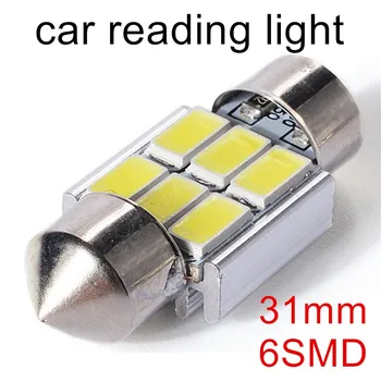 

10 pieces 12V 1.5W LED Super Bright led 5630 6SMD White Clearance Lights Reading lamp Car Lighting great quality