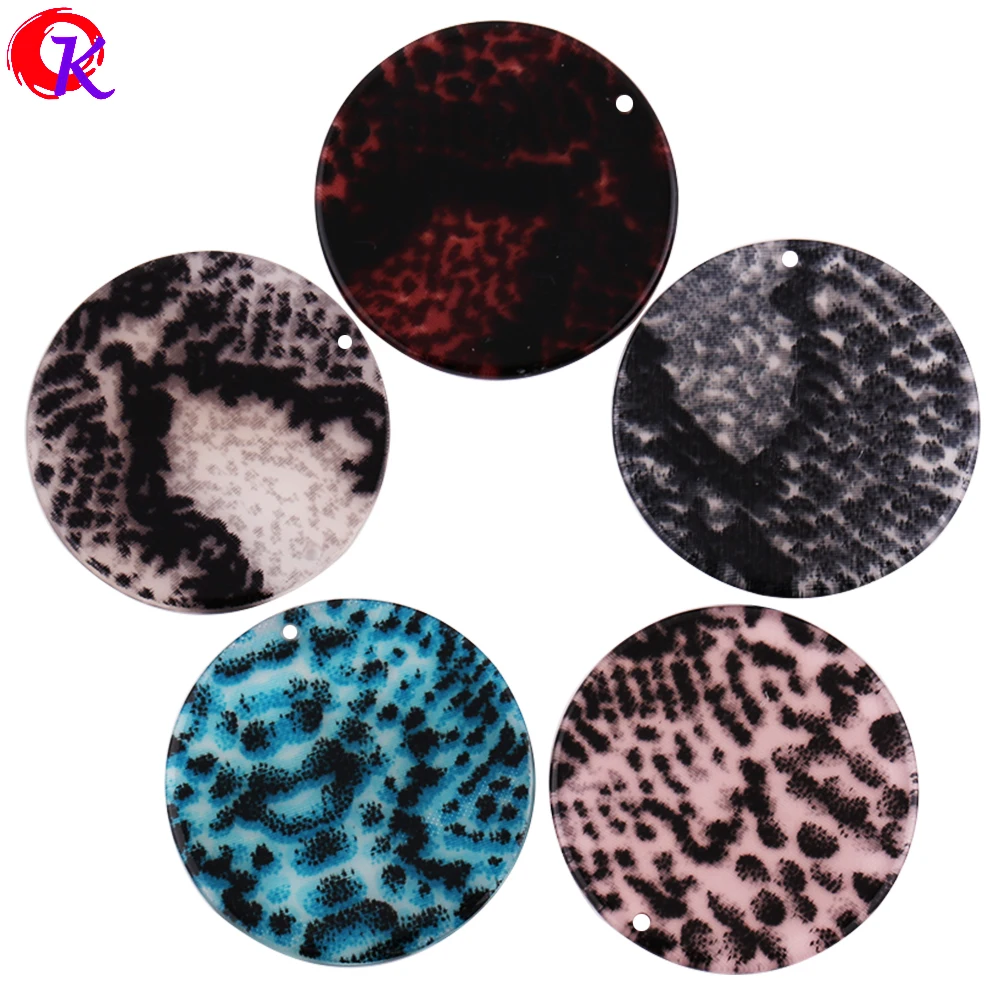 

Cordial Design 36*36MM 100Pcs Jewelry Accessories/DIY Making/Round Coin Shape/Snakeskin Effect/Hand Made/Earring Findings