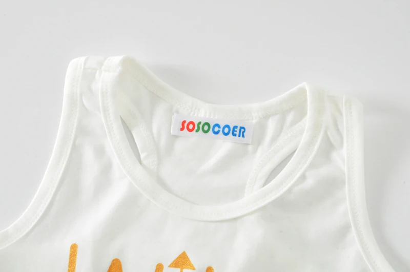 SOSOCOER/платье с кисточками для девочек коллекция года; Летние Детские платья без рукавов; одежда для малышей; Модные Вечерние Платья С буквенным принтом для маленьких девочек