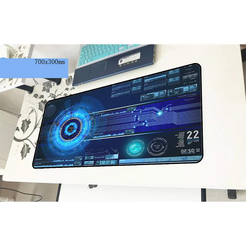 Olwonow 90X40 см супер большой размер Коврик для мыши с подушечкой для запястья материал натуральный каучук водонепроницаемый Настольный игровой коврик для мыши настольные коврики