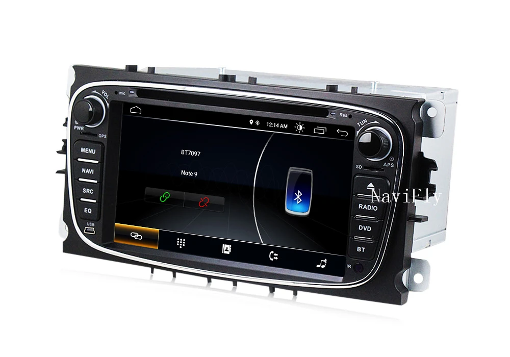 Cheap NaviFly Android 8.1 quad Core Car multimedia player for Ford focus/S-MAX/Mondeo/C-MAX/Galaxy car gps navigation navi 2 din 15
