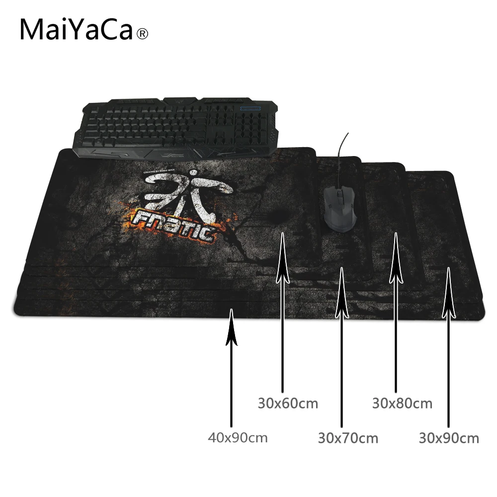 Maiyaca большой игровой Team Fnatic дикие DIY Дизайн узор компьютер Мышь игровой коврик Мышь Pad 300x800x2 мм 300x900x2 мм