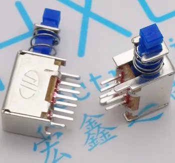 

80pcs push button switch A04 self-locking switch blue handle for power switch button switch
