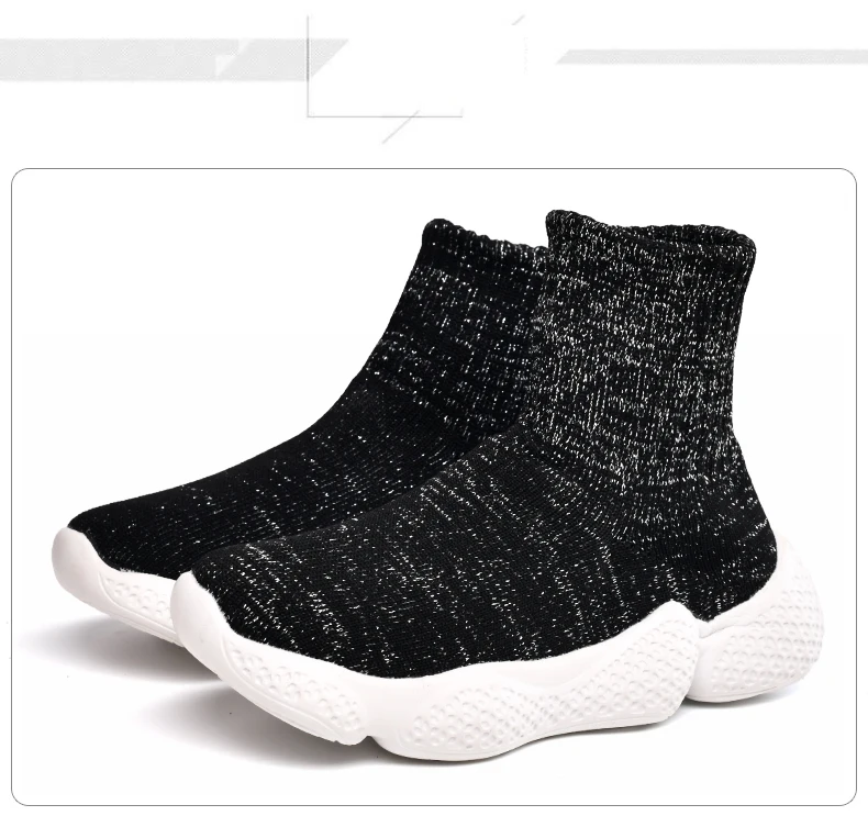 Flyknit/детская обувь для мальчиков; кроссовки для девочек; Детские повседневные носки; Брендовые спортивные кроссовки; chaussure enfant krasovki