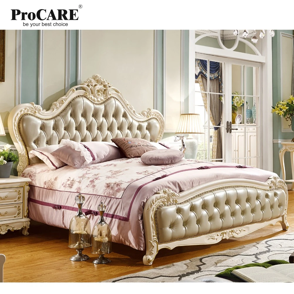 Luxus Europaischen Und Amerikanischen Stil Schlafzimmer Mobel Konig Grosse Massivholz Leder Bett Procare Bedroom Furniture Bedroom Wood Furniturebedroom Bed Furniture Aliexpress