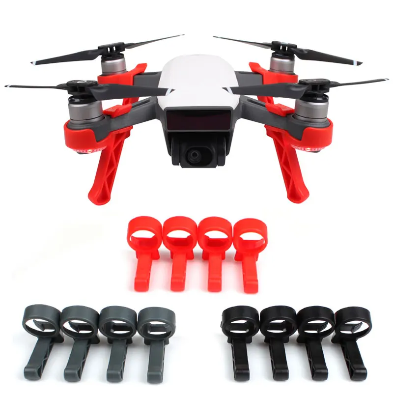 Набор аксессуаров для DJI Spark, комбинированная Крышка для объектива, Солнцезащитный капюшон-козырек и крышка для камеры, защита и посадочная шестерня, аксессуары для дрона