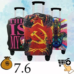 HMUNII модный бренд дорожный утолщенный Эластичный Защитный чехол на чемодан, подходит для 18-32 дюймовых чехлов, аксессуары для путешествий