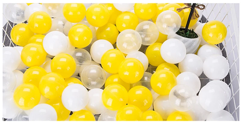 Soft Ocean Balls For Baby Pool Pit Play Indoor Outdoor 100pcs//lot 7CM One Color