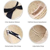 FURTALK sombrero para el sol para las mujeres de Panamá sombrero de protección UV Floppy playa sombrero de paja para dama de ala ancha de sol sombrero del cubo ► Foto 2/6