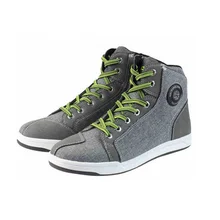 SCOYCO Motorcycle Boots Men Road Street Gray Casual Shoes