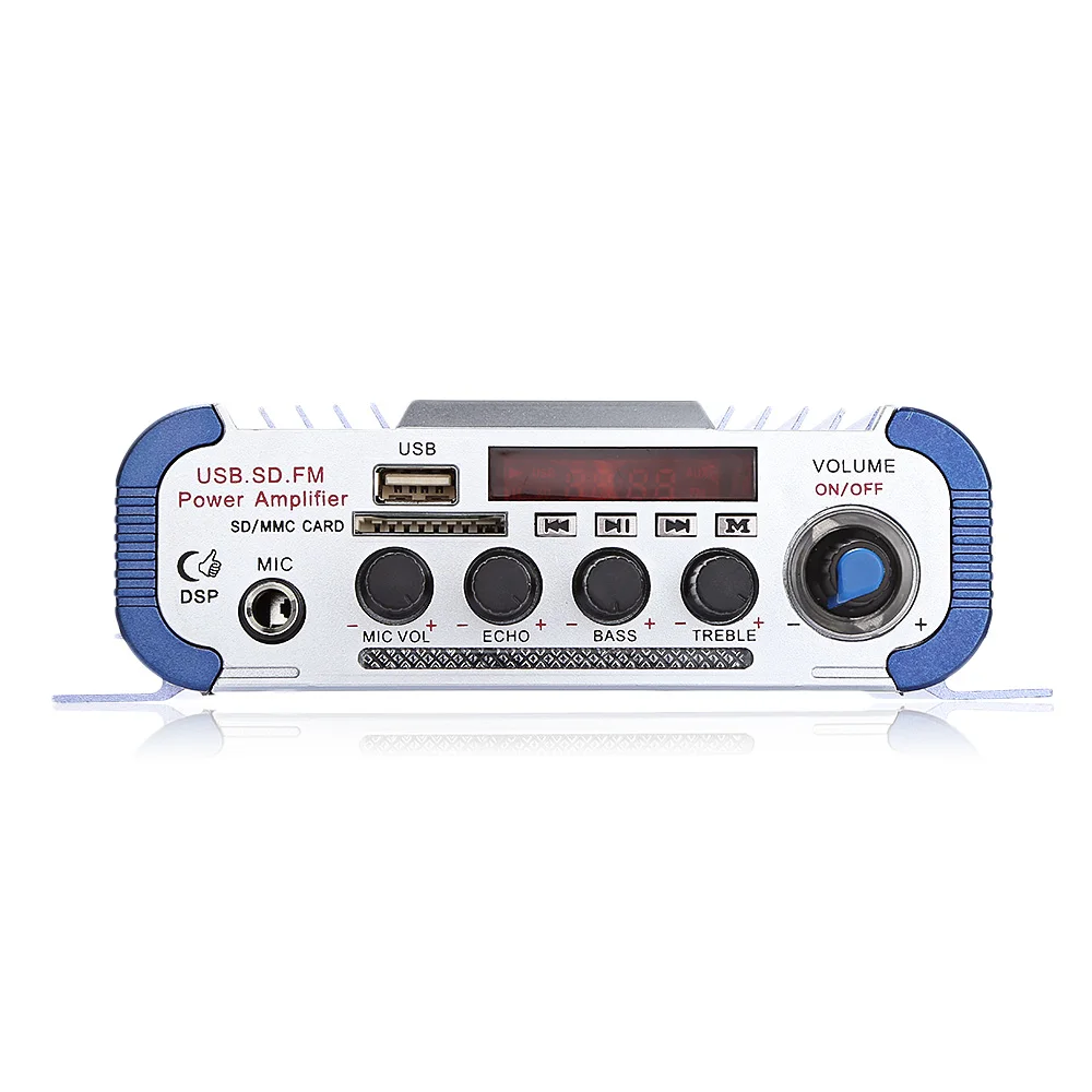 Kentiger HY 604 HY604 Портативный цифровой усилитель HiFi 4 канала стерео Автозвук