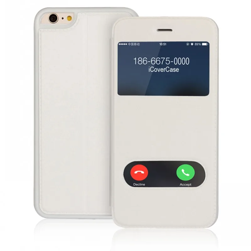 Windows View Cases For Apple iPhone 6 S 6S Plus 6plus Case Cover Leather Wallet Capinhas Etui Capa Hoesjes Fundas Coque Carcasa (4)