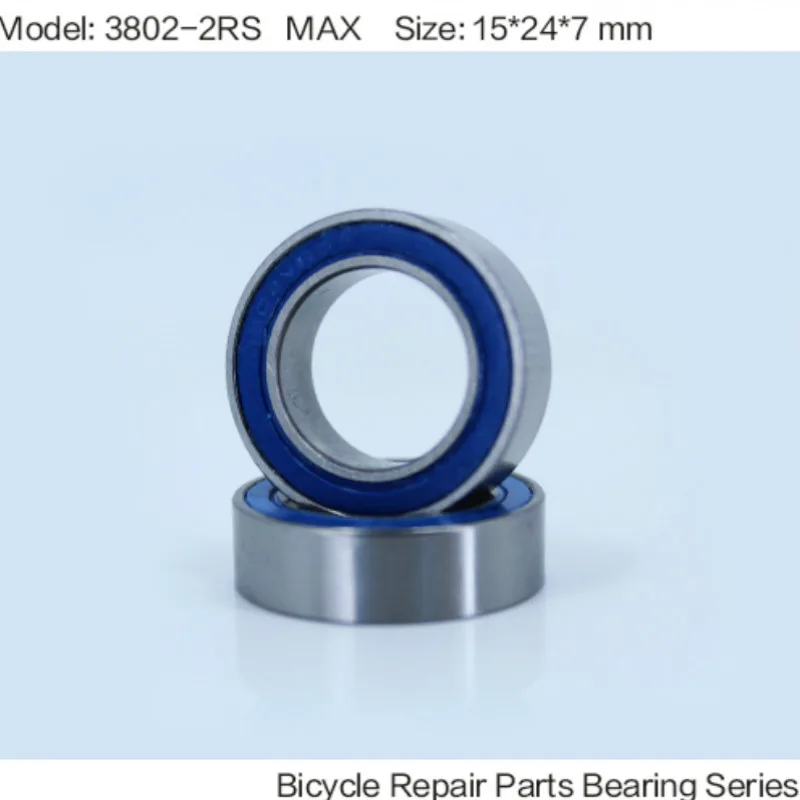 

3802-2RS MAX Bearing 15*24*7mm ( 1 PC ) Double Row Full Balls Bicycle Suspension Pivot Repair Parts 3802 2RS Ball Bearings