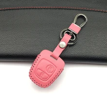 High quality Genuine Leather key chain ring cover case holder ,car styling For Citroen C1 C2 C3 C4 Saxo Xsara Picasso Berlingo