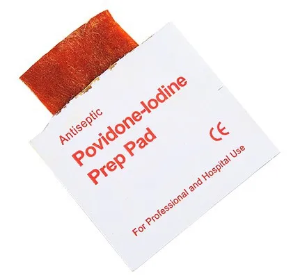 

20 pcs First aid Iodine tablets Antiseptic Povidone-lodine Prep Pad for outdoor first-aid emergency Disinfectant wipe pads