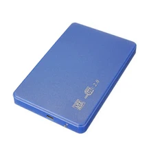 SATA USB 2.0 SATA 2.5″ HD HDD HARD DISK DRIVE ENCLOSURE EXTERNAL CASE BOX blue