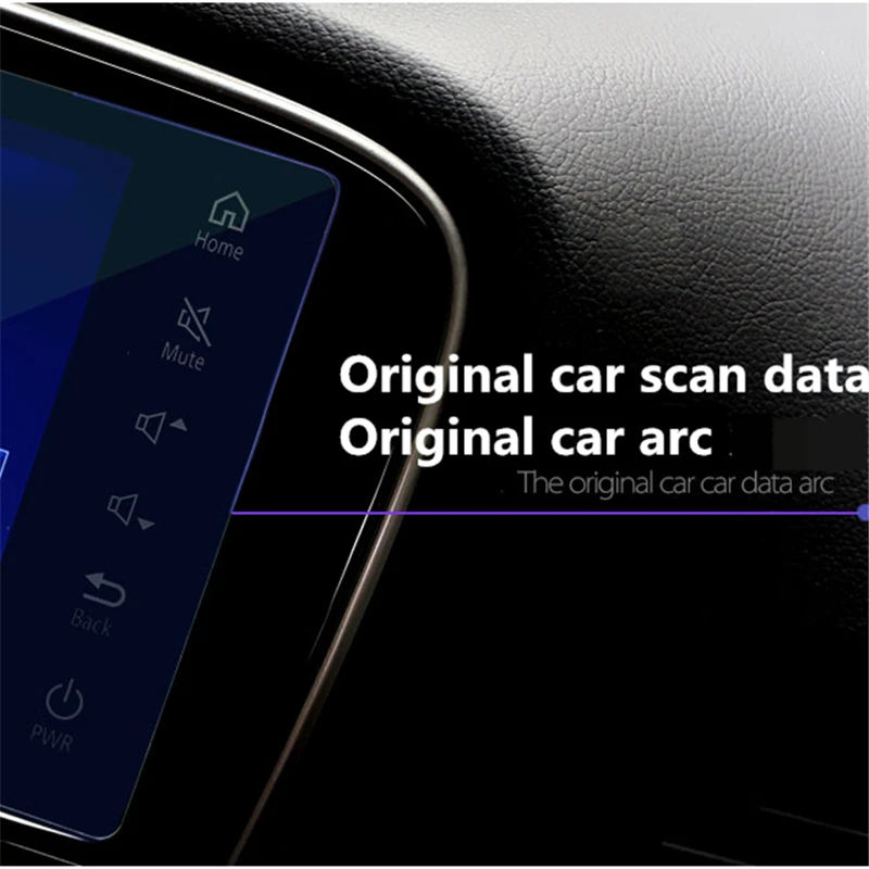 Наклейка на экран с мембранной пленкой для Mitsubishi Outlander 2013 2014 2015 GPS радио