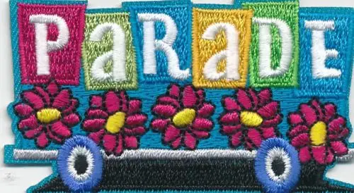 Boy Girl Cub Parade Galleggiante Che Fanno Parte Divertimento Patch Crest Badge Guida-Scout