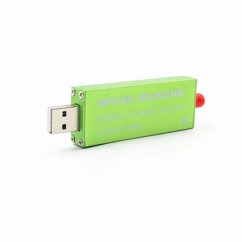 USB RTL-SDR Receiver 25 MHz-1760 MHz Receiver TCXO 0.5 PPM SDR AM NFM FM DSB USB L USB Tuner Receiver RTL2832U (4)