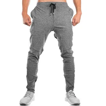 

Grey Cotton Sweat Pants Joggers Men Tactical Mens Track Pants Fitness Clothing pans deportivo hombre pantalon cargo 2019