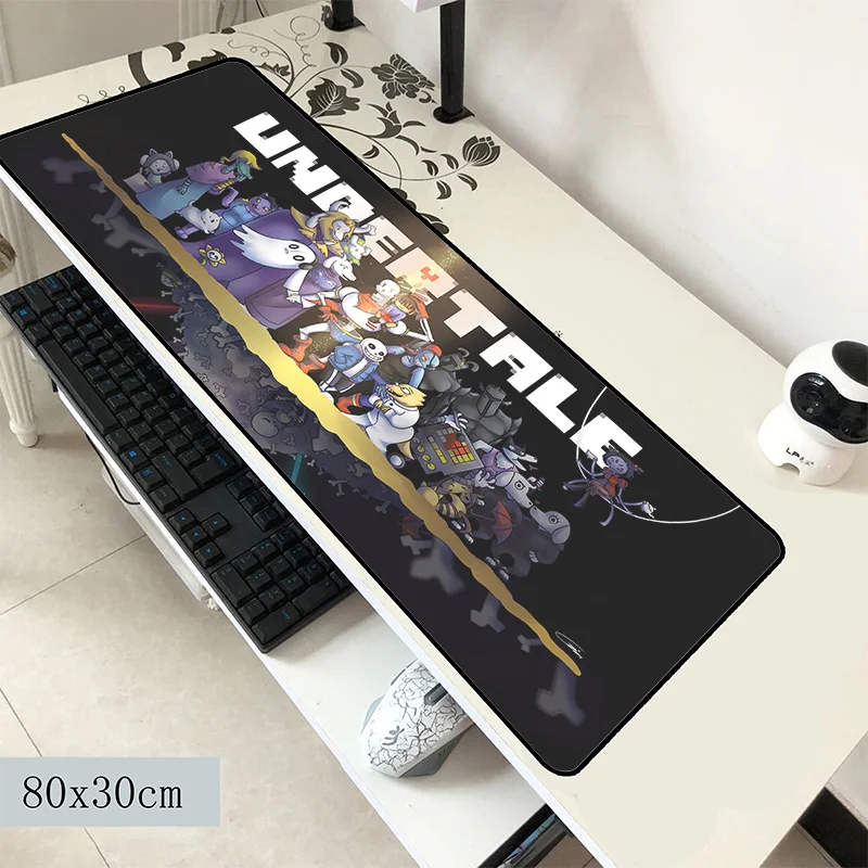 Undertale коврик для мыши, подарок для мальчика, компьютерный коврик для мыши 800x300x3 мм, эргономичный коврик для мыши, эргономичный гаджет, офисные настольные коврики