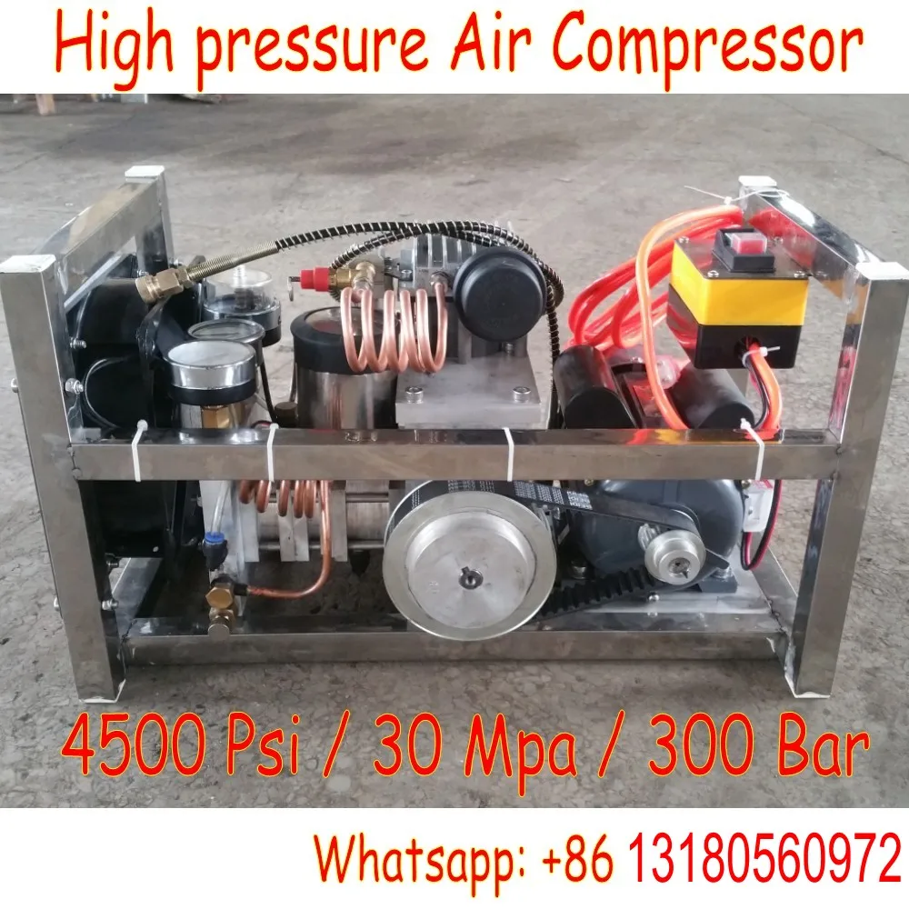 

High pressure air compressor paintball 4500psi 3000psi