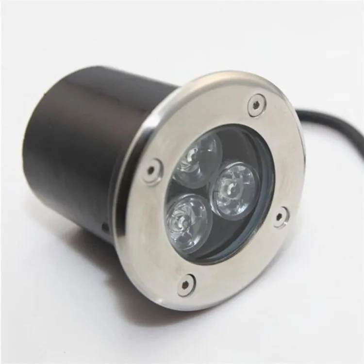 Livre à Prova Emissor de Luz ao ar 85 Passo Levou Rodada Luzes Led Subterrâneo d' Água-265 v Deck Diodo Branco Quente 6 3 w Ip68 9 5 Cheap Lâmpadas subterrâneas